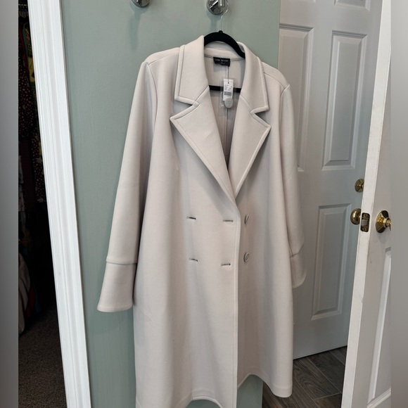 Oversized Double Breasted Scuba Jacket NWT 18 - Picture 7 of 11